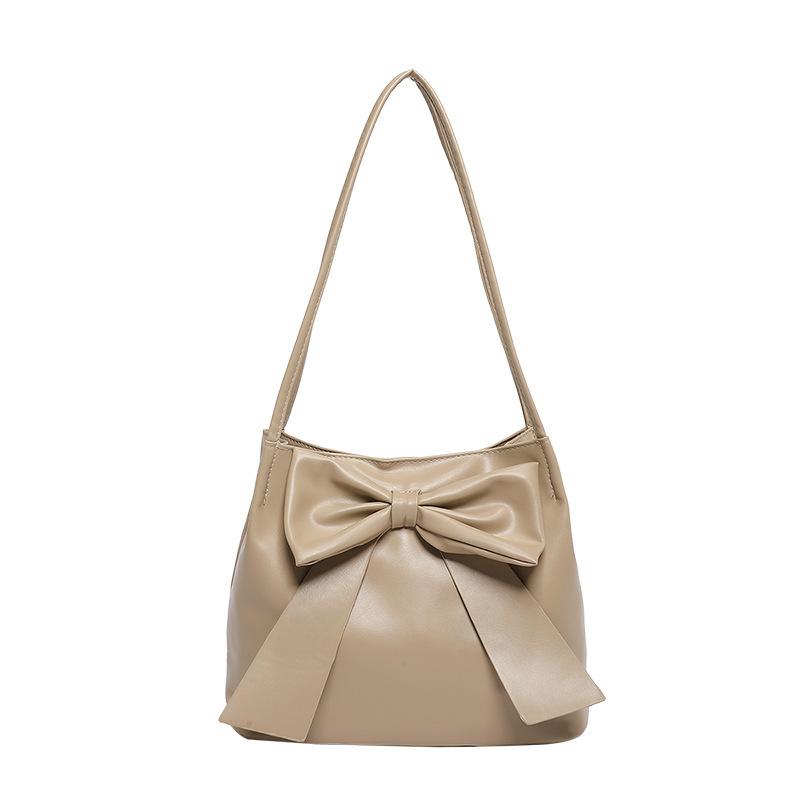 New Popular, Fashionable, Beautiful, Trendy and Simple Hand-held Underarm Bag, Large-capacity Bow Tote Bag for Women