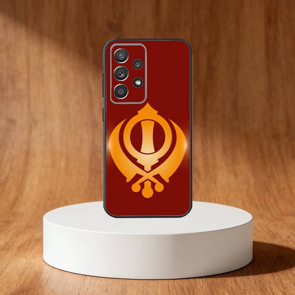 Sikh Khanda S-Sikhism Phone Case For Samsung S25,S24,S21,S22,S23,S30,Ultra,S20,Plus,Fe,Note,10,9,5G Black Cover Samsung S26Plus