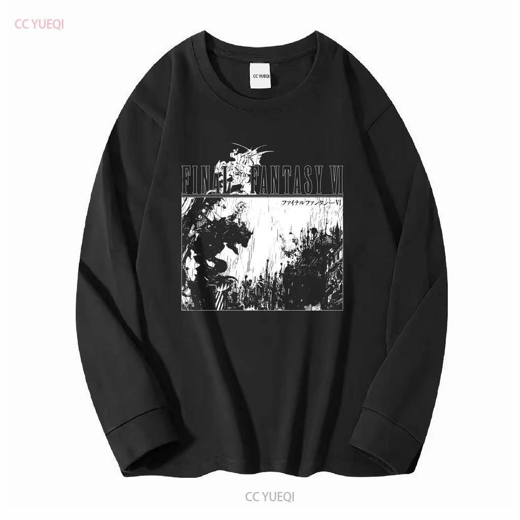 Final Fantasy VI T Shirt Vintage Style 6 long or short sleeves vintage Washed designer clothes Slightly Comfortable streetwear
