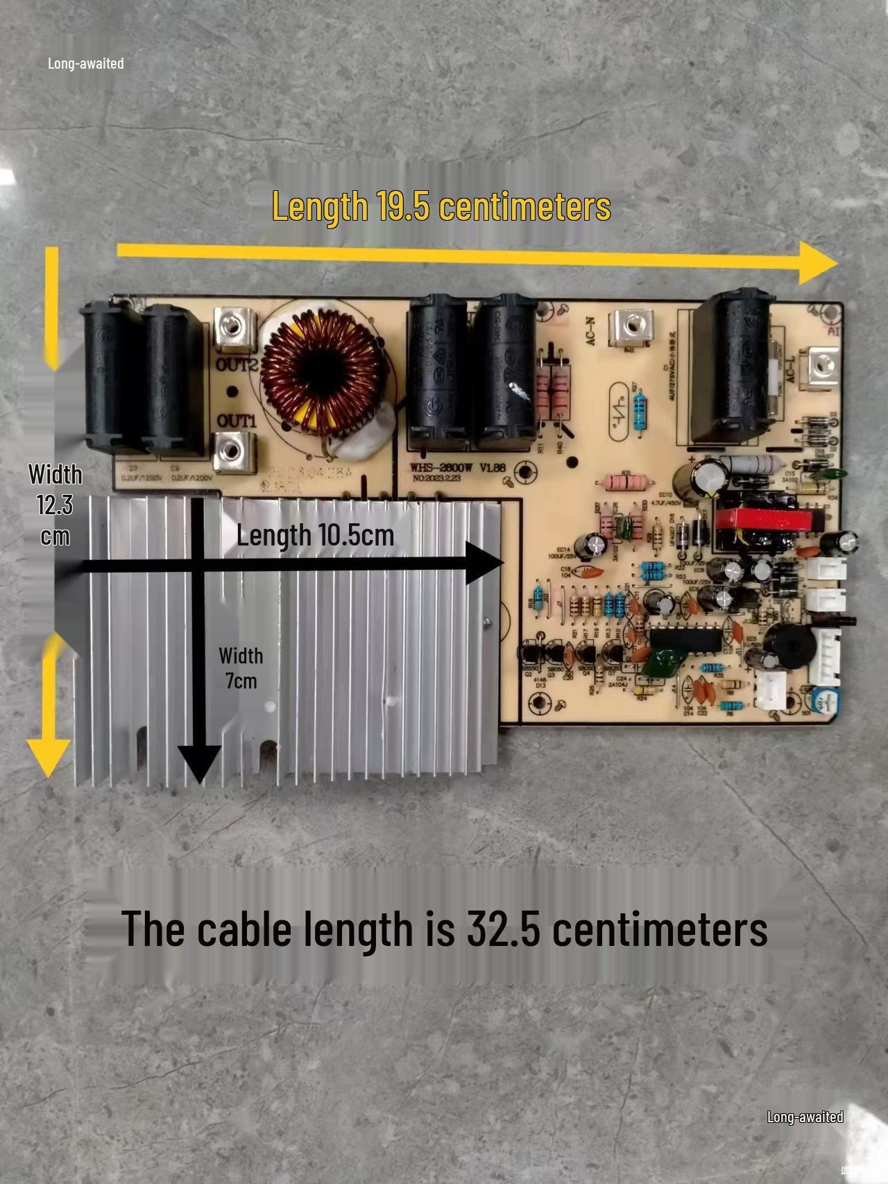 Commercial High-Power Induction Cooker Mainboard with Dual Rotary Knob and 10 Lights