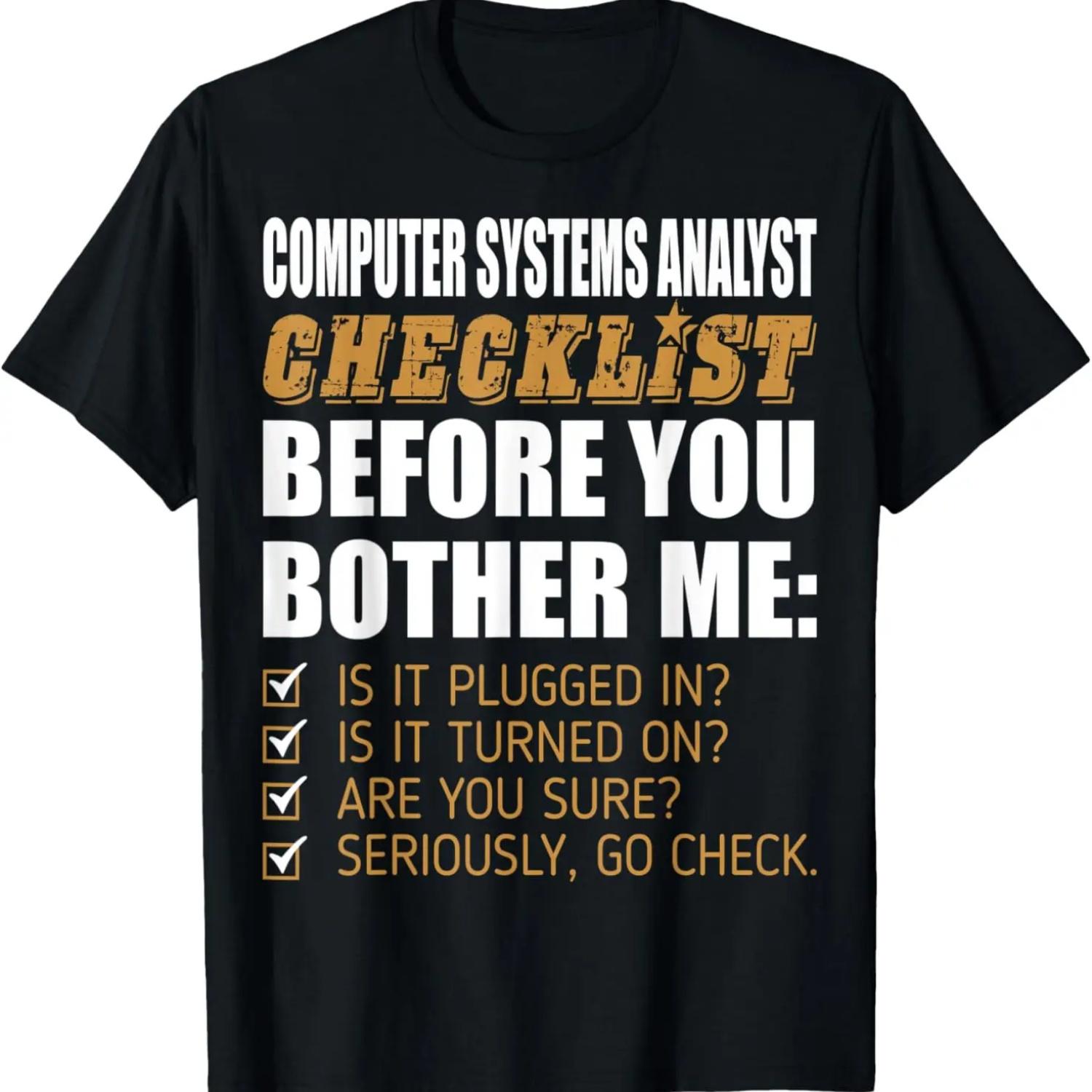 I Work On Computers - Funny Cat on Computer Geek T-Shirt S
