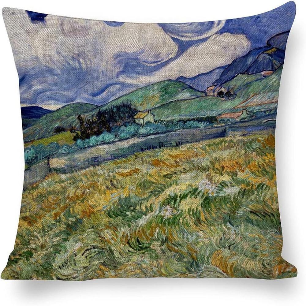 Van Gogh Kunst Kissenbezüge, Sternennacht & Meereslandschaften ,,Sofa- und Stuhlkissenbezüge, Heim Schlafzimmer Zimmer Dekoration