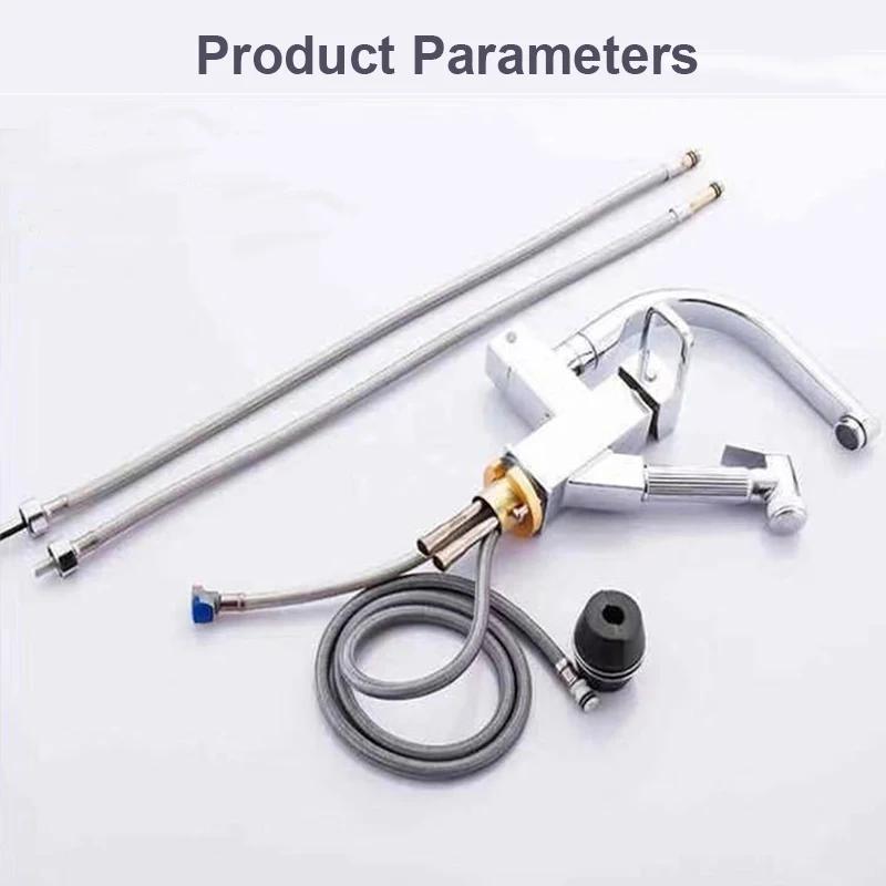 Washbasin Faucet Kitchen Faucet With Spray Gun Single Hole Pull-Out Kitchen Sink Mixer Tap Stream Spray Head Gun Mixer Faucet