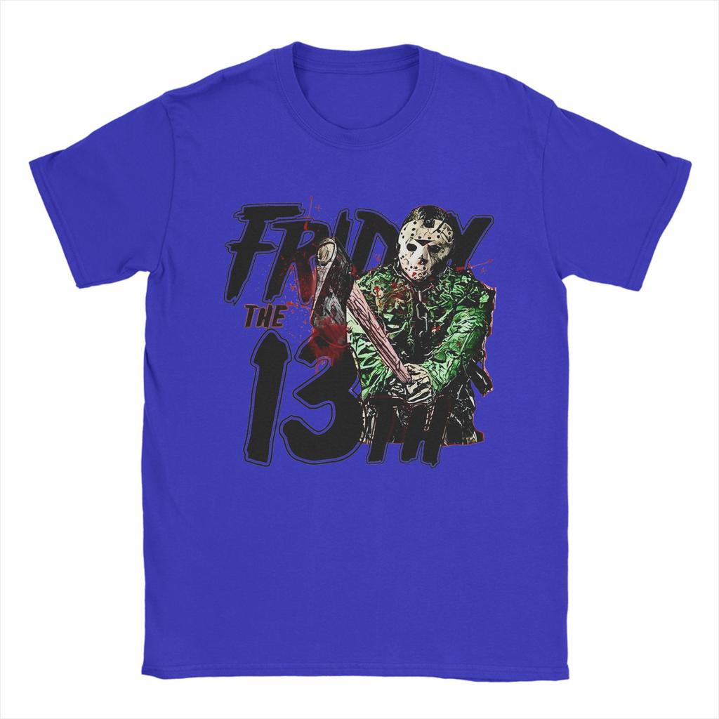 Friday 13th Jason Voorhees Horror Movies T Shirts for Men Women Pure Cotton T-Shirt Round Neck Jason Voorhees  Clothes Gift Idea