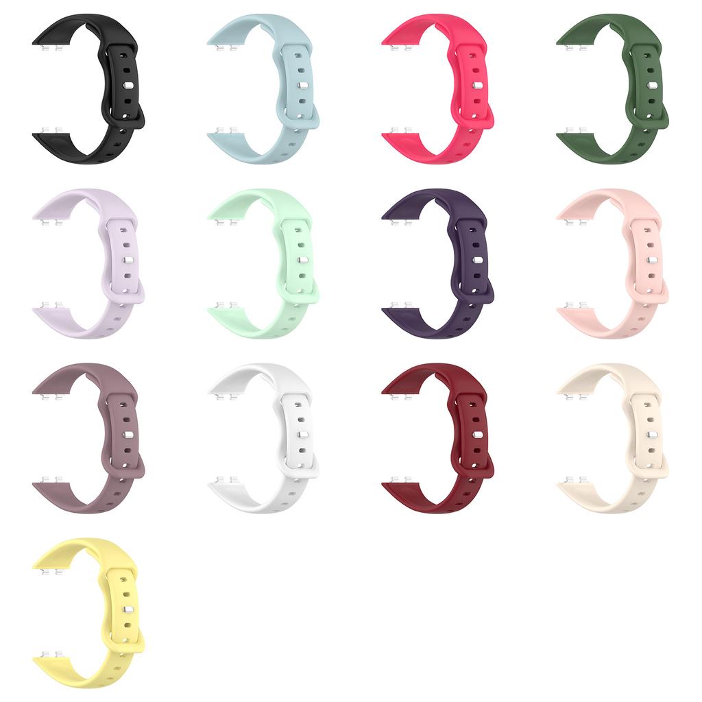 Wristband Straps for Band 11 Butterfly Clasp Band Sweatproof Bracelets Replacement Flexible Belt Silicone Slim Band