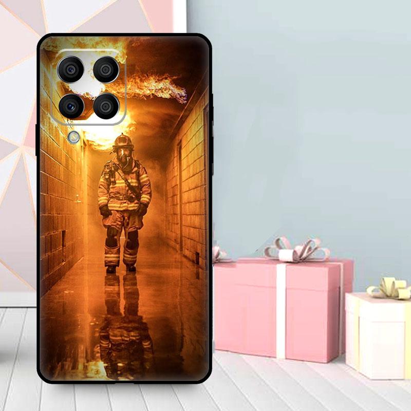 Firefighter Heroes Fireman Cool Case For Samsung Galaxy M06 M11 M31 M14 M34 M54 M12 M32 M52 M15 M13 M16 M36 M56 M53 M35 M55