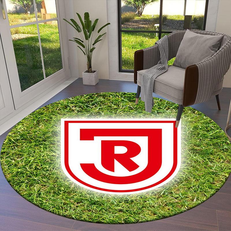 SSV Jahn Regensburg Round Area Rug,Carpet Rug for Living Room Bedroom Sofa Playroom Decor,Non-slip Floor Mat
