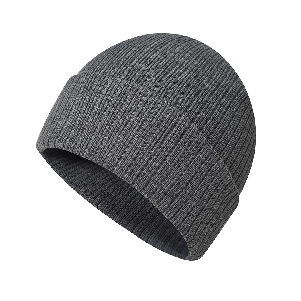 Men's Winter Thermal Knit Hat Thickened Recycled Material Outdoor Cycling Beanie Trendy Woolen Hat