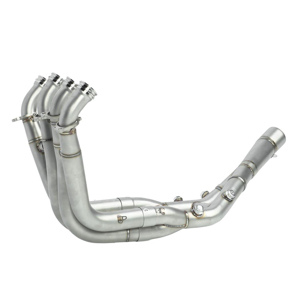 5PCS Exhaust Front Link Pipe Stainless Steel Better Heat Resistant Exhaust Pipe Replacement for S1000R S1000RR