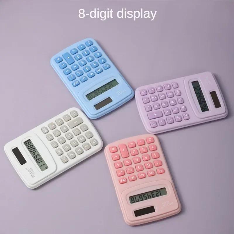 2024 New Small Calculator Silent Calculator Mini Version Learning Auxiliary Portable Calculator