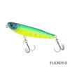TSURINOYA 70mm 8.4g Topwater Pencil Fishing Lure FLICKER 70F Loud Chugs Z Dog Pencil Hard Bait Lake River Stream Area Fake Bait