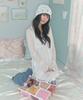 Kiibi Nostalgic Knit Beanie White