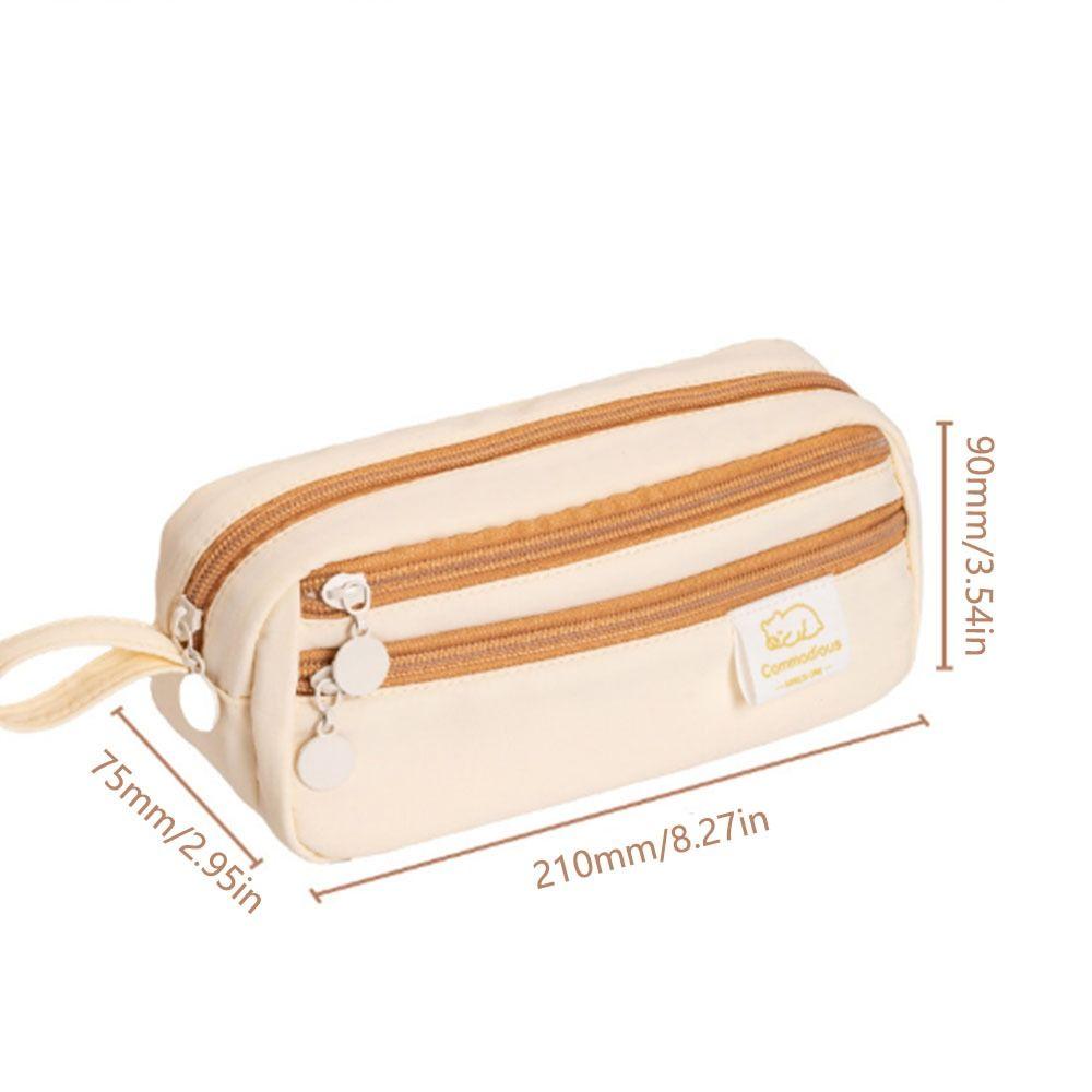 Simple Pencil Case Large Capacity Pencil Storage Bag Stationery Pen Bag  School Supplies