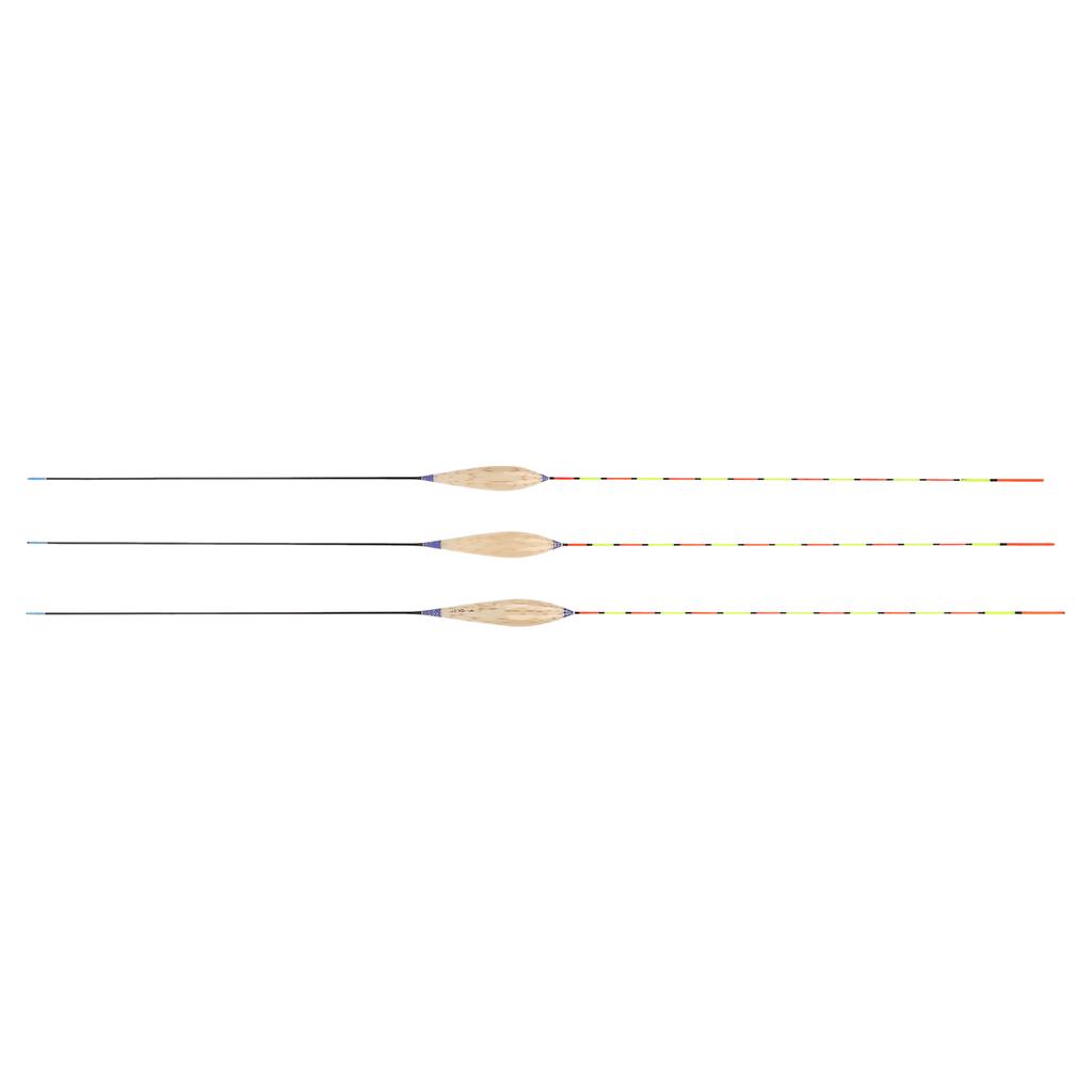 3pcs Fishing Floats Bobbers Fresh Water High Sensitivity Balsa Wood Bobbers Fishing Accessories