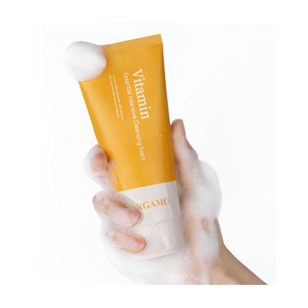 Bergamo Essential Intensive Vitamin Foam Cleansing Brightening Facial Cleanser 120ml