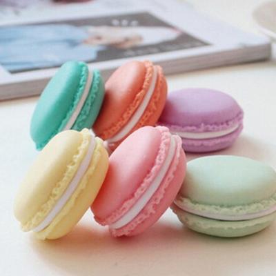 Portable Circle Cute  Mini Macaroon Cookie Design Candy Color Storage Box Jewelry Box Mini Chocolate Snacks Box