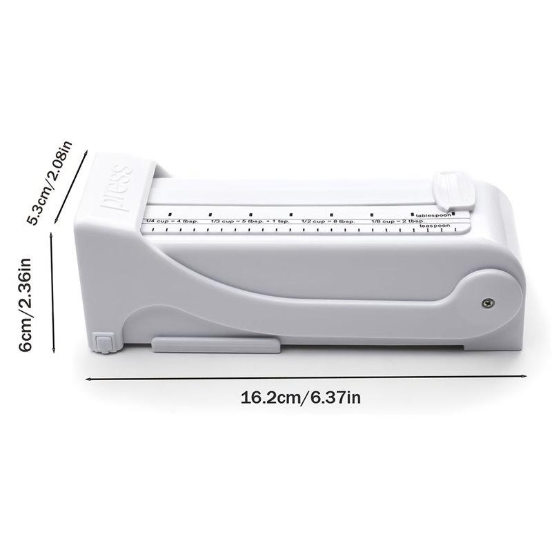 J1UL1N Trancheuse à Beurre Art Culinaire Réglable, 1 Pièce Trancheuse à Beurre Distributeur Mesureur Machine à Beurre