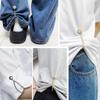 2 шт. Многофункциональный магнитный зажим для одежды с цепочкой, металлические кнопки, зажим для одежды, шарфа, брюк, манжет, фиксатор, магнитная булавка