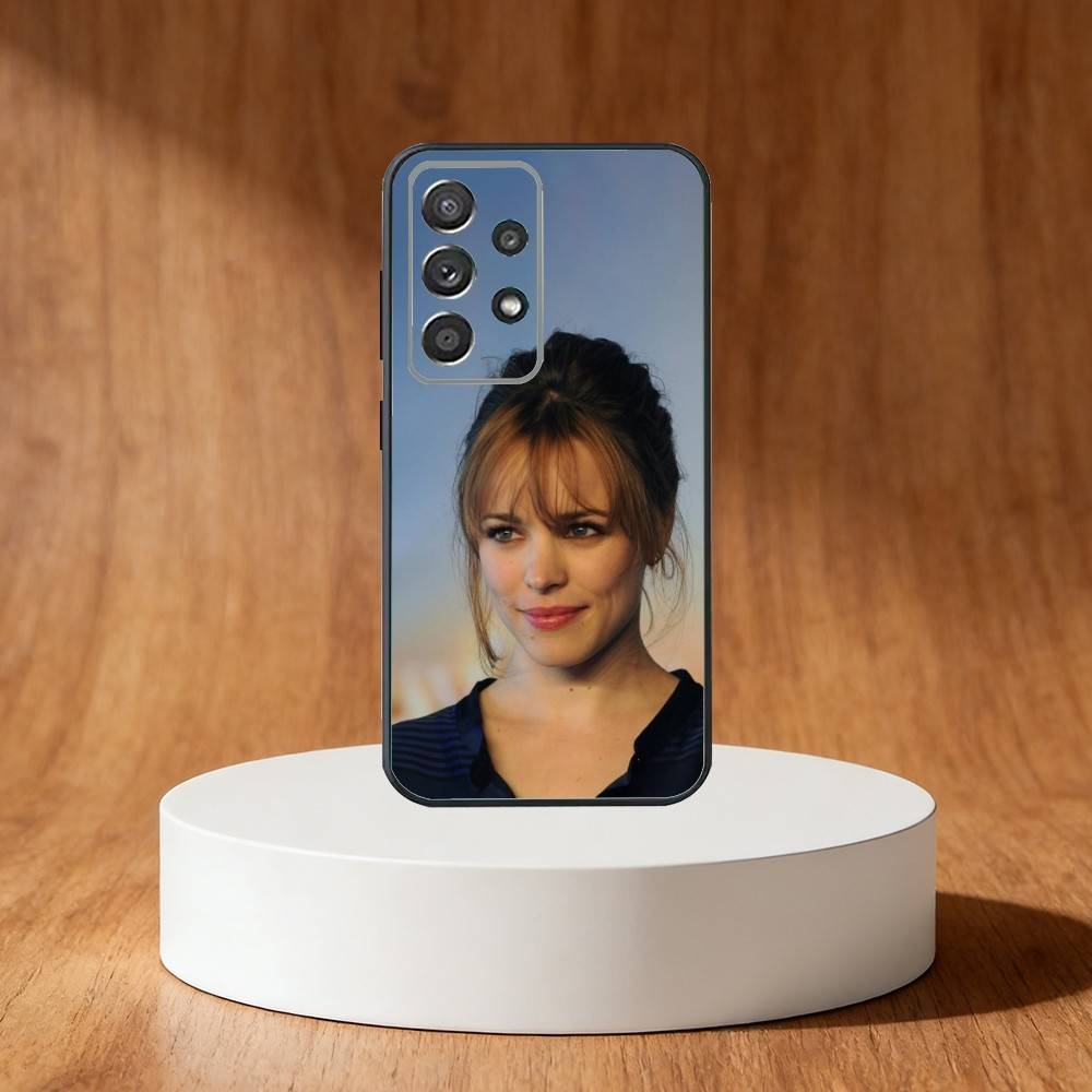 Rachel McAdams Phone Case For Samsung S25,S24,S21,S22,S23,S30,Ultra,S20,Plus,Fe,Note,10,9,5G Black Cover