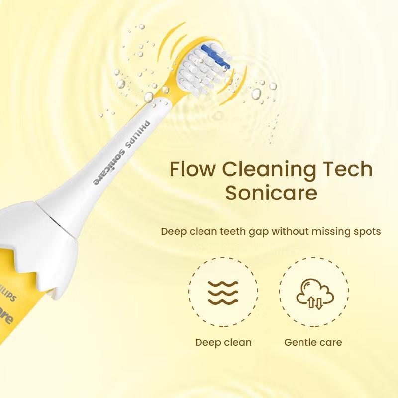 Philips HX2022 Насадки для зубных щеток белый/жёлтый — фото 8