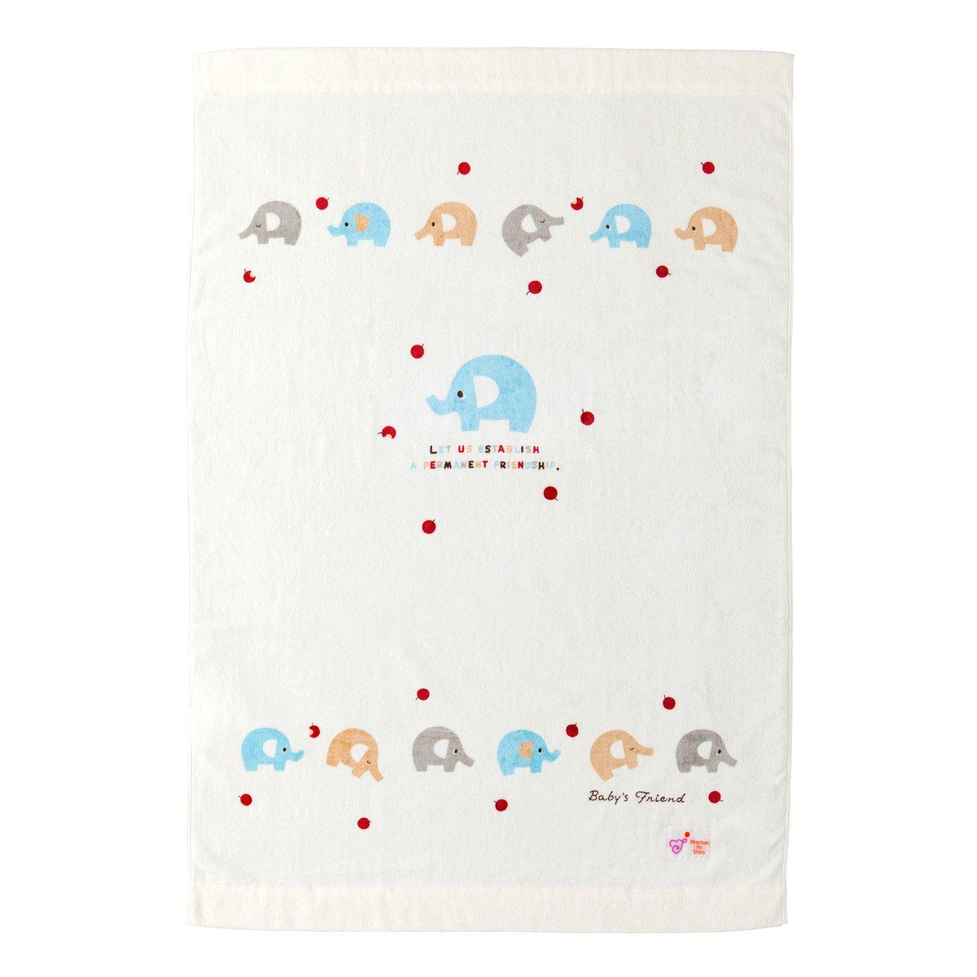 

Полотенце-плед 120 x 85 Слон Сделано в Японии слоновая кость