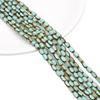 Oval Faceted Gold-Edged Glass Crystal Rice Beads for Jewelry Making