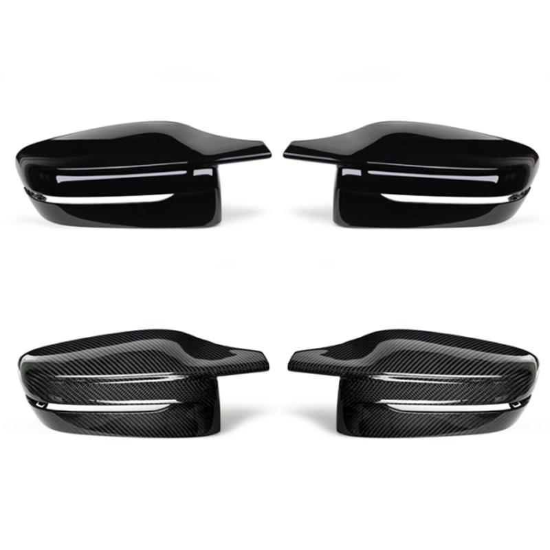 G30 G38 Bright Black Side Wing Rearview Mirror Cover Caps For BMW 2 3 4 5 7 Series G20 G21 G28 G22 G11 G12 G42 M4 Style LHD RHD