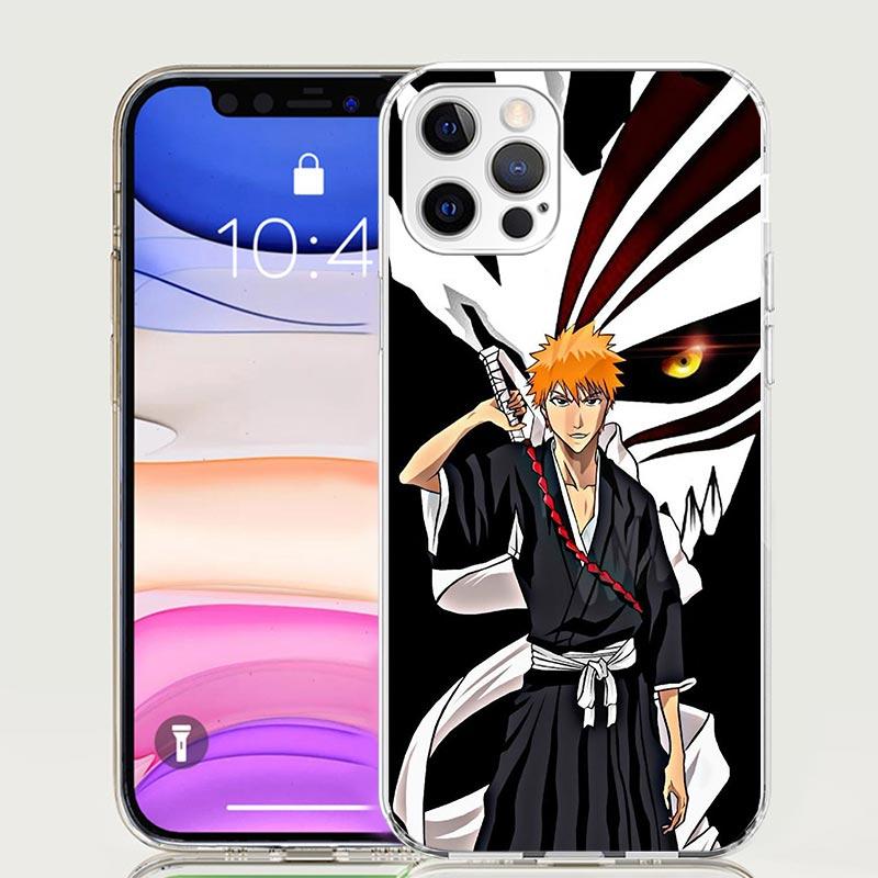 Kurosaki Ichigo Bleach Phone Case For iPhone 17 Air 16 15 Plus 11 14 Pro Max 13 Mini 12 7 8 + SE Pattern Art Customized Cover 17