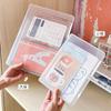 Transparent A4 File Sorting Folder File Organizer Box Office Stationery Document Bag Home Certificate File Plastic