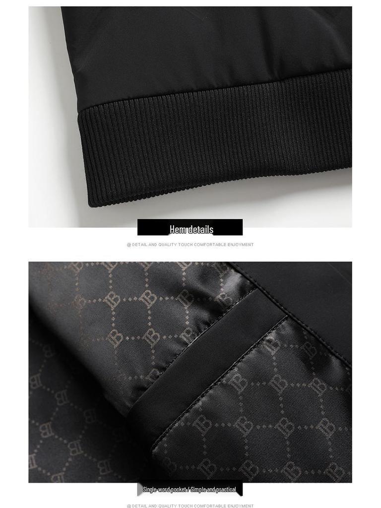 Men's Winter Down Jacket - Warm, Lightweight, Casual for Dad & Grandfather