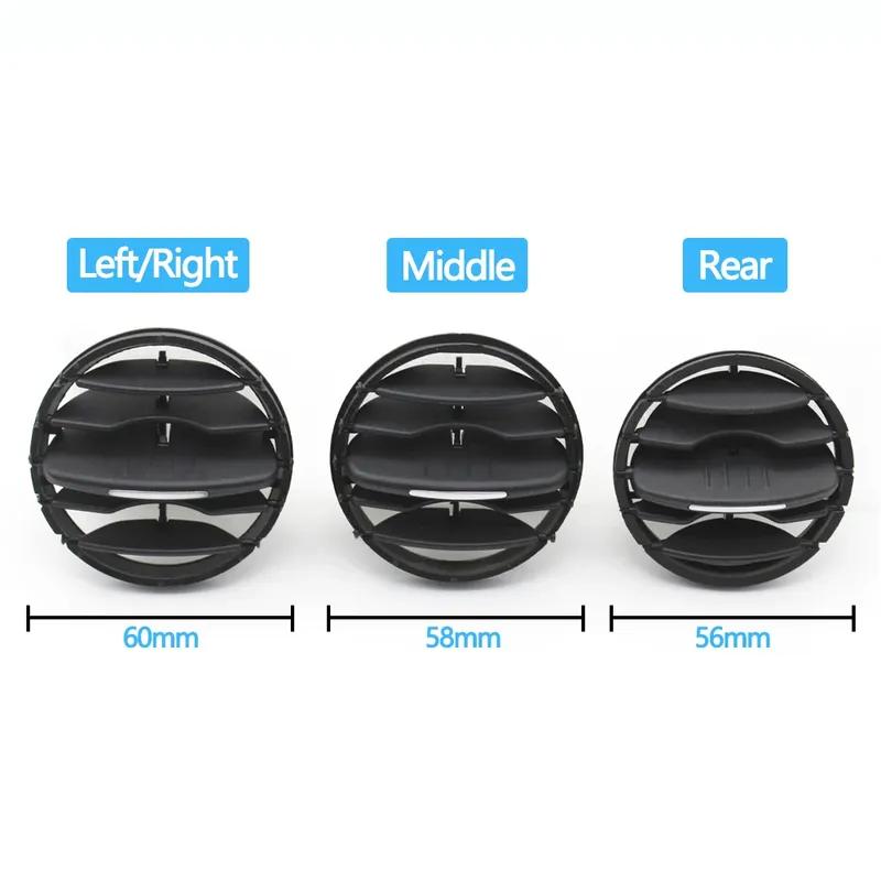 For VW Volkswagen Tiguan 2010 2011 2012 2013 2014-2017 1/2PCS Car Front Rear Air Conditioning AC Vent Grille Air Vent Cover