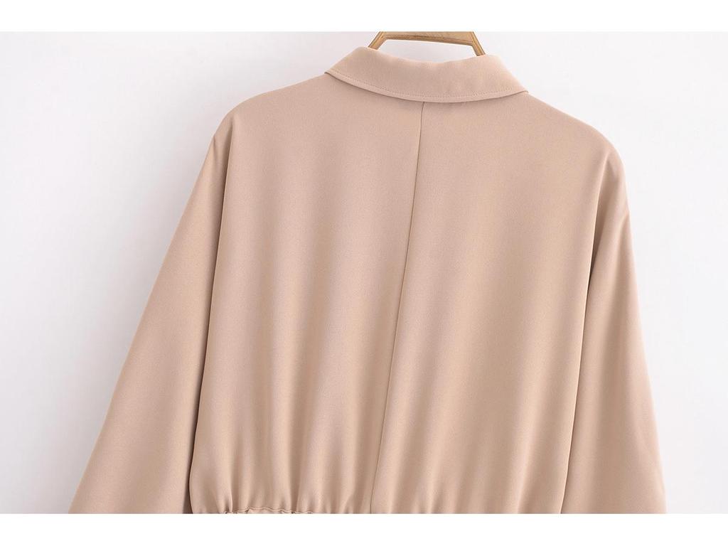 2025 Spring Women's Crepe Loose Shirt & Casual Long Pants - Euro-American Style