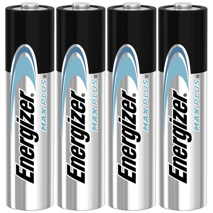 Batterie - energizer - max plus - alcaline - 1.5 v - lot de 4 aaa