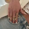 DIEZI Hip Hop Irregular Hollow Metal Rings For Women Men Fashion Punk Geometric Gold Silver Color Knuckle Joint Ring Jewelry