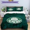 3pcs Football Team (30) Design Cover Set - HD Printed Bedding with 1 Cover and 2 Pillowcases - Perfect for Home and Dorm Decor