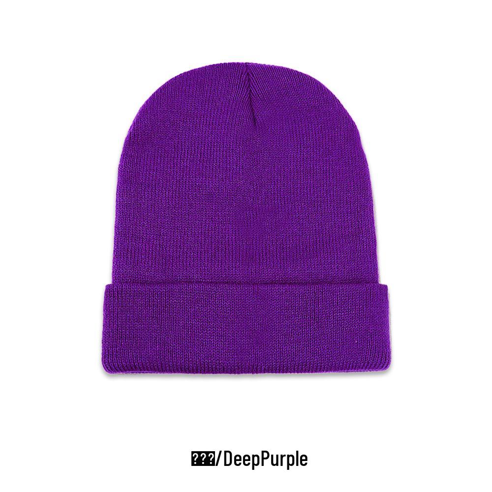 

Унісекс В язана Шапка: Стильна однотонна шапка для осені та зими One Size