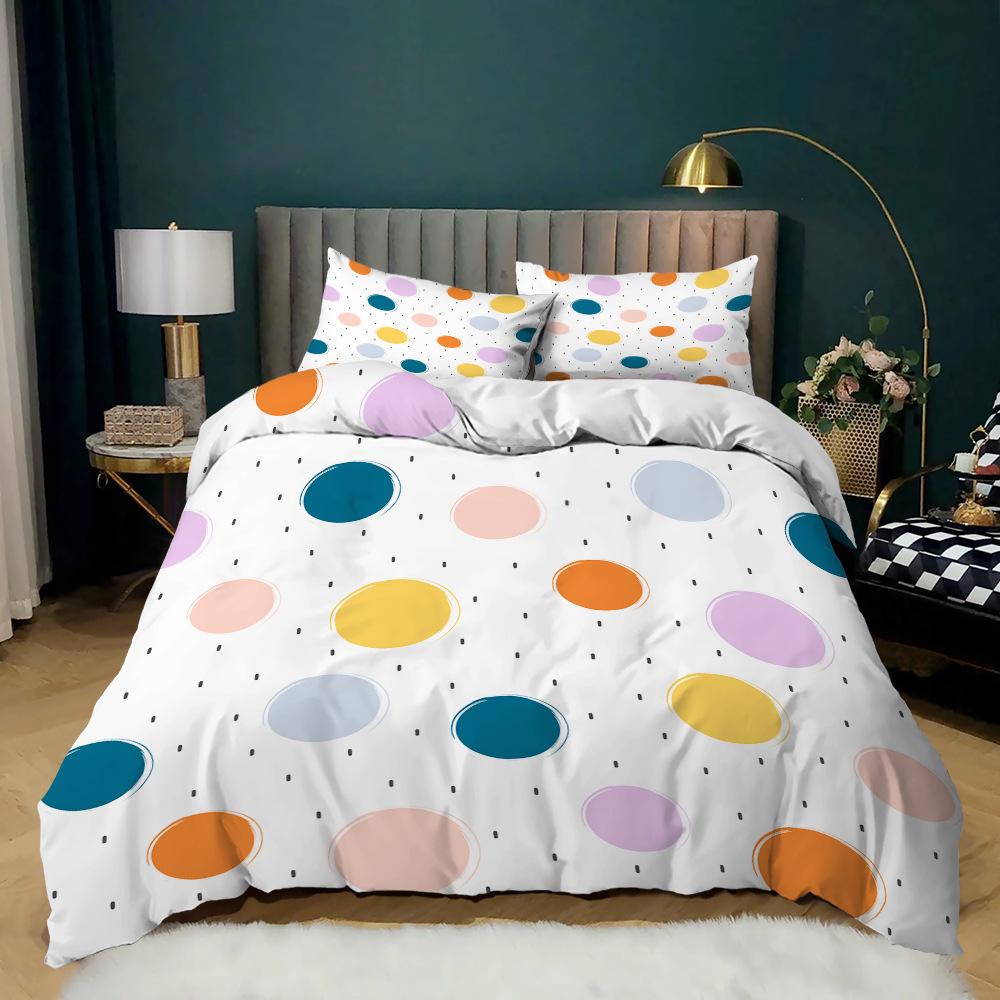 Small Fresh Three-Piece Girl Kit Quilt Cover Pink Fairy