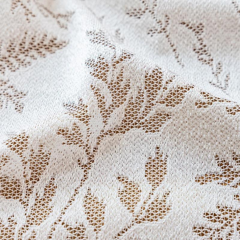 Sweet Style White Lace Window Edge Short Curtain, Pole Bag Style, Transparent Short Curtain French Style Cotton Light-transmitting Fabric Rodless