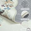 Non-Slip Indoor Door Mat Soft Small Kitchen Rug Butterfly Entryway Rug  for Bathroom Bedroom