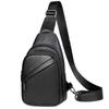 Men's Shoulder Bag Chest Bag Casual Cowhide Crossbody Bag