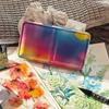 Leere Falt-Eisenkiste Faltbare Aquarellfarbkasten Tragbare Kunstbedarfsbox Aquarellfarbe