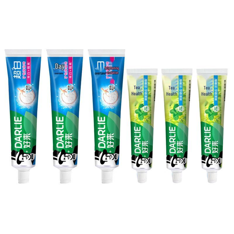 Darlie Mineral Salt & Longjing Green Tea Toothpaste Bundle