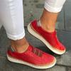 Women's shoes flat-soled color matching women's platform casual shoes sports style one-pedal single shoes women
