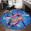 1pc KPop Demon Hunters8 Design Printed Area Round Carpet for Bedroom Living Room Home Decor Rugs Mat Non Slip Mat Rug for Bedside