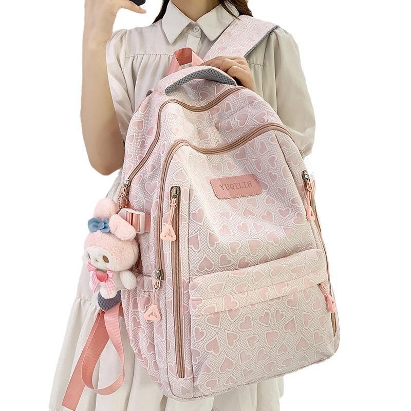 Girls Primary School Students Love Junior High School Students Backpacks Children High School Students Backpacks