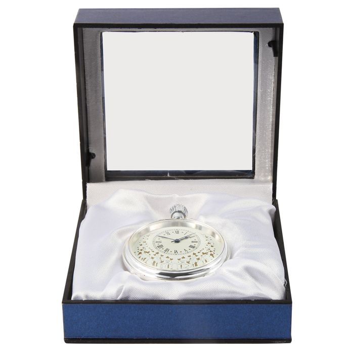 Montre de poche - Classique - Argenté plaqué - 47 g - Mixte