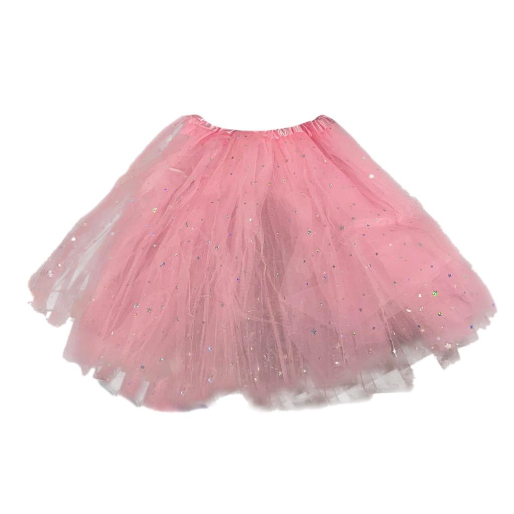 Women's Sequined Light-emitting Half-length Mesh Skirt LED Light Tulle Skirt