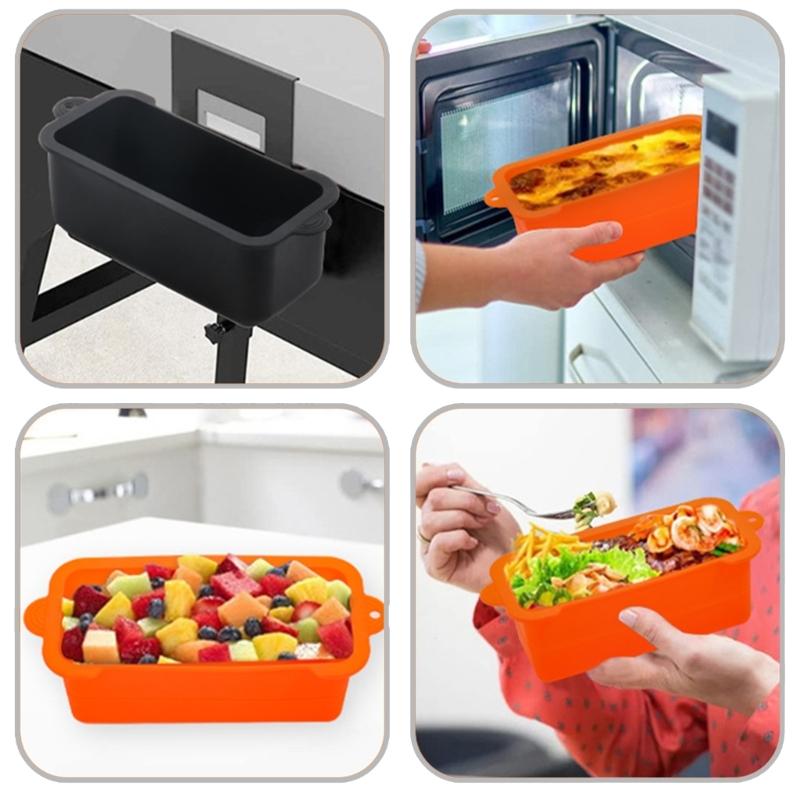 4 Pack Silicone Grease Cup Liners Grilling Drip Pans Tray Accessories Silicone Texture Suitable for Outdoor Grilling
