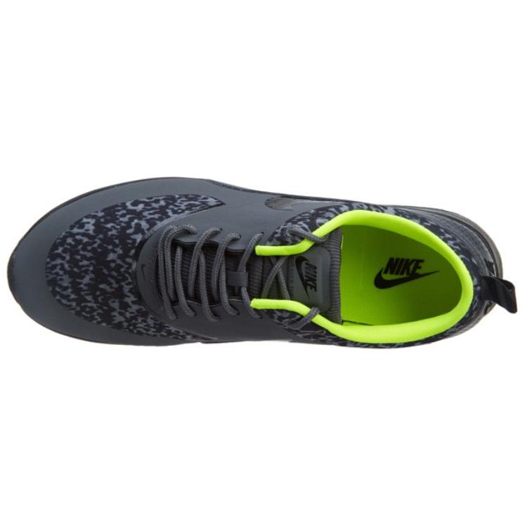 New Nike Air Max Thea Print Dark Grey Black Volt Women's 599408-006