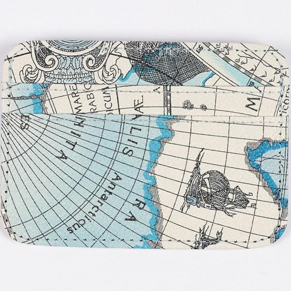 

Кошелек для карт с рисунком карты мира Morning Seller